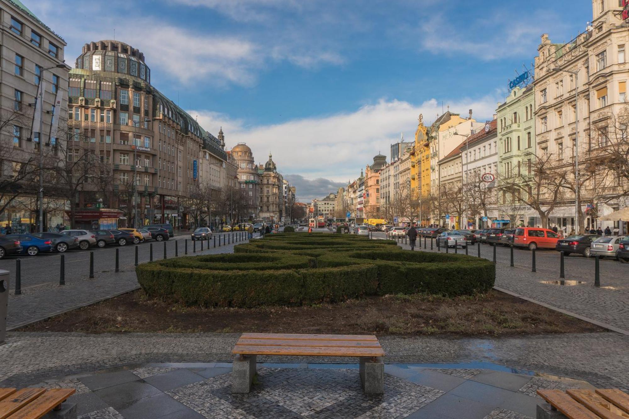 New Design & Style Apartments 50M From Wenceslas Square Praag Buitenkant foto